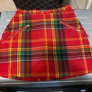 Plaid Skirt